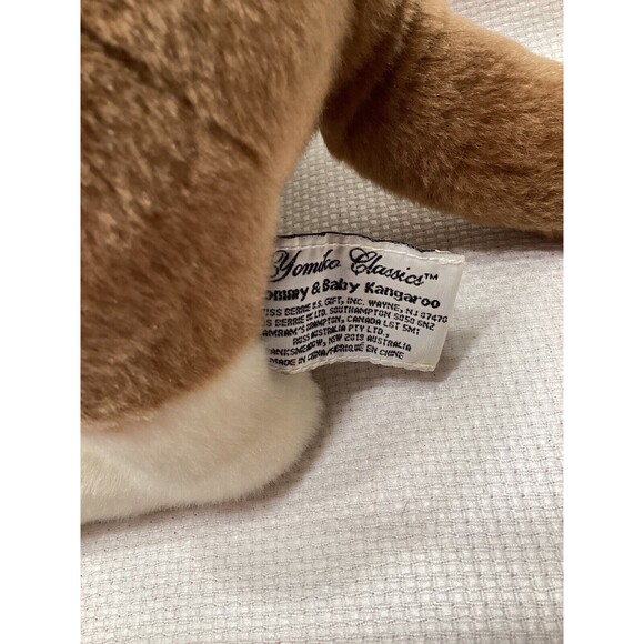 14” Russ Berrie Yomiko Classics Mommy & Joey Kangaroo Plush Soft Stuffed Animal - Picture 6 of 16